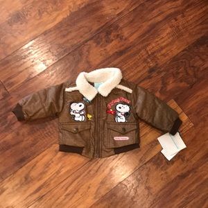 Boys snoopy coat size 12m